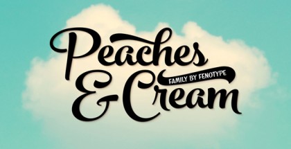 Peaches and Cream font