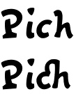Pich font