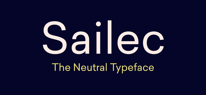 Sailec font