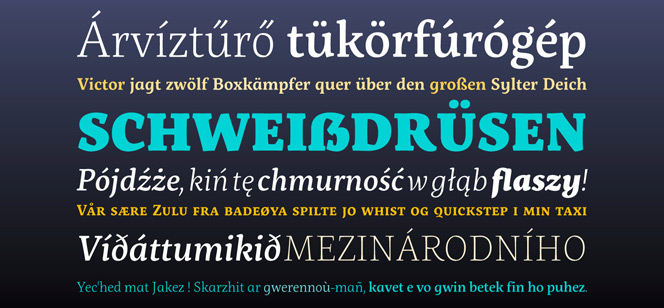 Servus Slab font