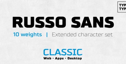 TT Russo Sans font