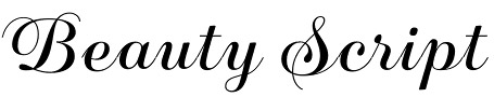 Beauty Script is perfect choice for cosmetics, fashion, beauty, nature