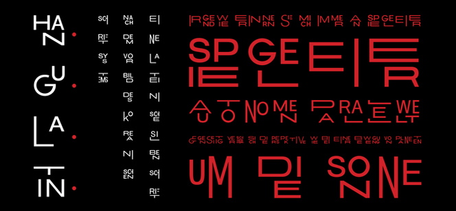Hangulatin font