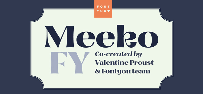 Meeko FY font
