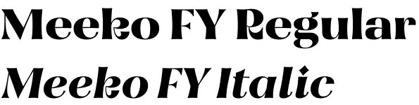 Meeko FY font