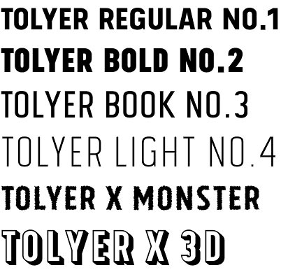 Tolyer font