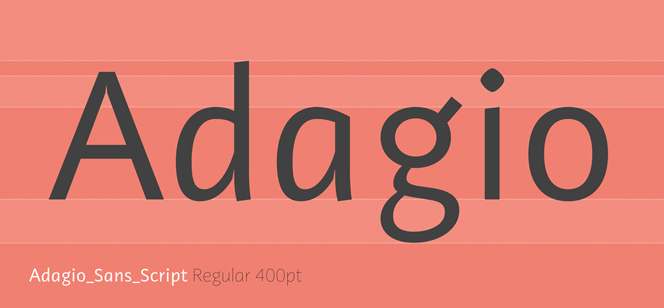 Adagio Sans Script
