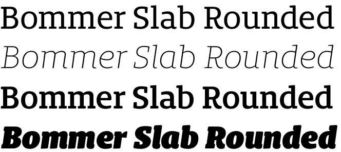 Bommer Slab Rounded