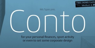 Conto font