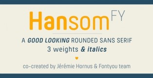 Hansom FY font