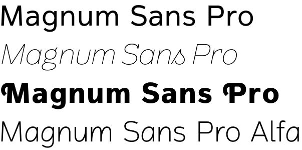 Magnum Sans Pro