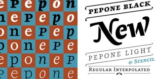 Pepone font