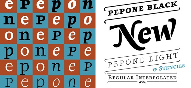 Pepone font