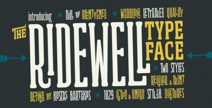 Ridewell font