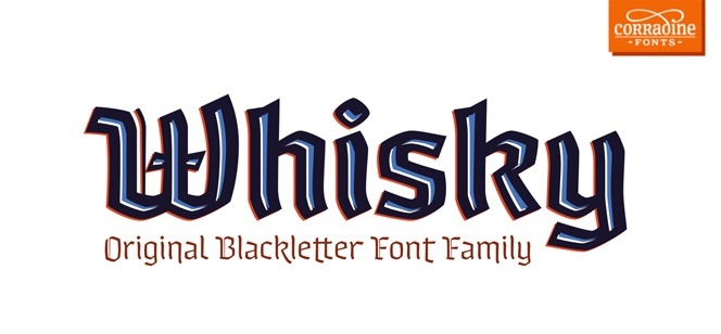 Whisky font