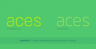 AmpleAlt font