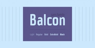 Balcon font