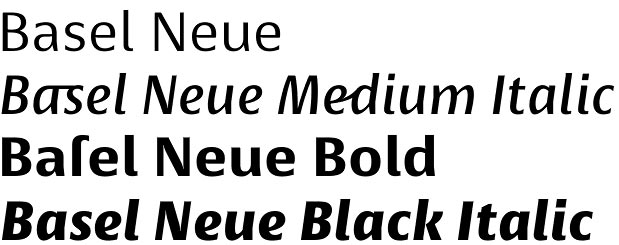 Basel Neue font