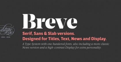 Breve font system