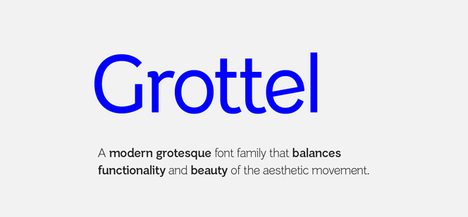 Grottel font
