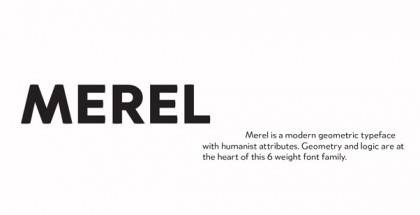 Merel font