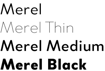 Merel font