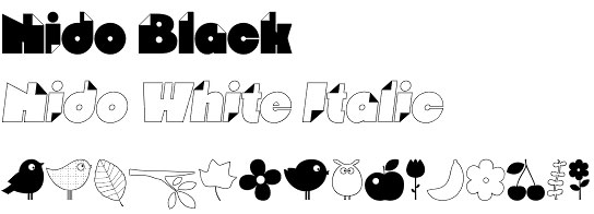 Nido font