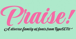 Praise font