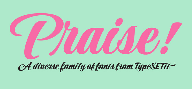 Praise font