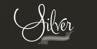 Silver font