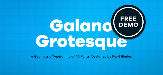 Galano Grotesque font