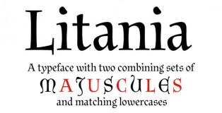 Litania font