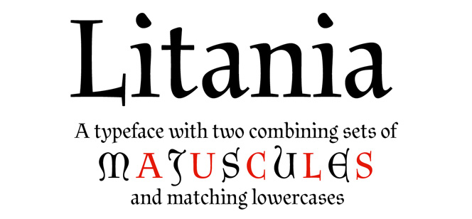 Litania font