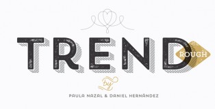 Trend Rough font