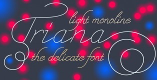 Triana font