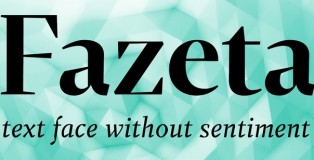 Fazeta typeface