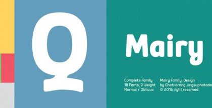 Mairy font