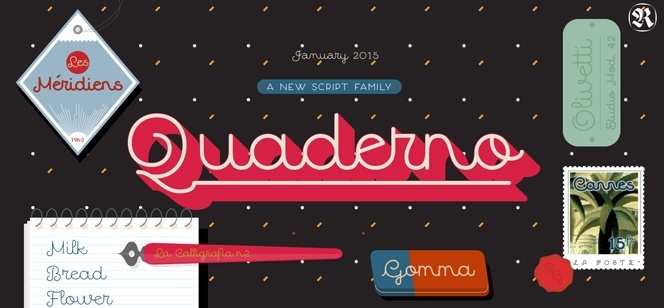 Quaderno font