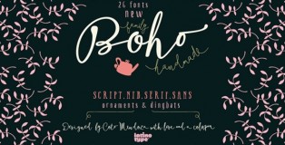 Boho font collection