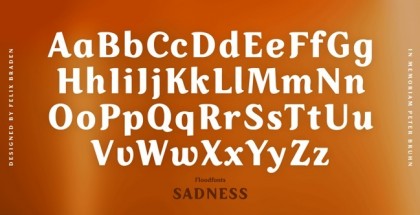 Sadness font