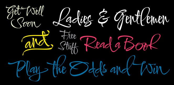 Comforter font