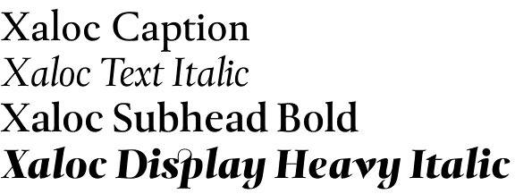 Xaloc font