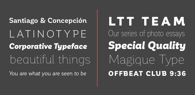 Corporative font