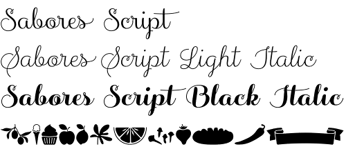 Sabores Script