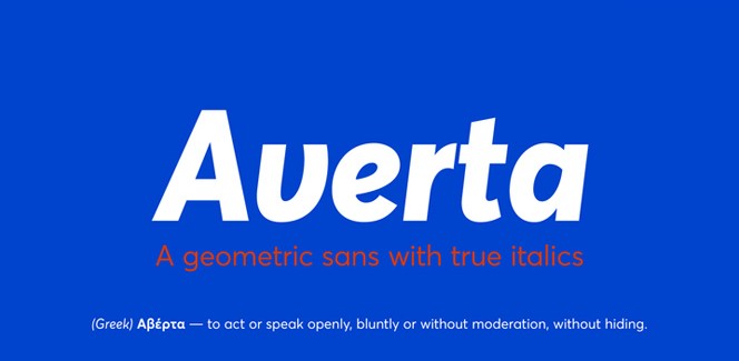 Averta typeface