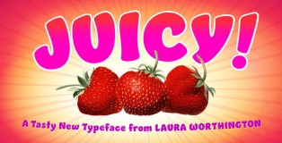 Juicy font