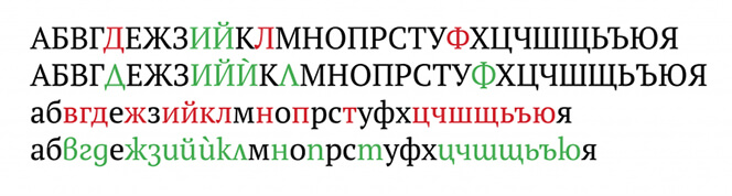 Bulgarian Cyrillic
