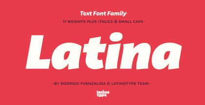 Latina font