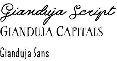 Gianduja font