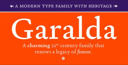 Garalda typeface